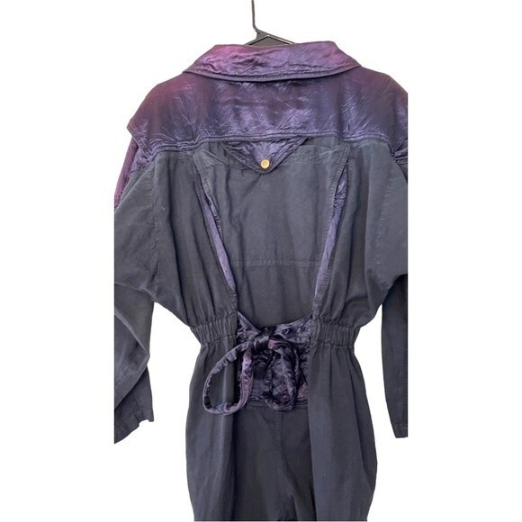 RARE VINTAGE Victor Obadidono Paris Jumpsuit Coveralls 100% Cotton Size Small - Picture 8 of 14